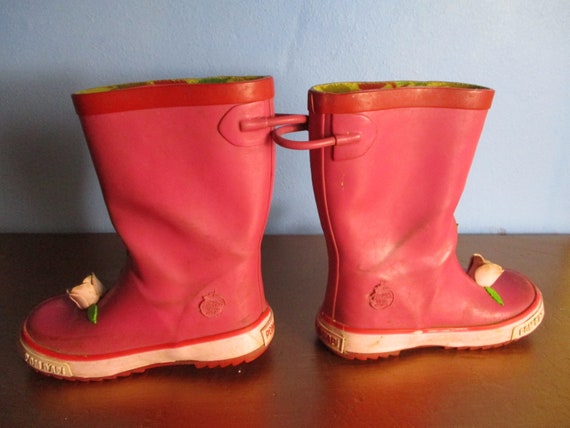 Vintage kids wellington boots, size  23  eur.  vi… - image 3