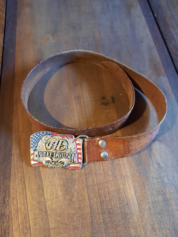 Ceinture Harley Davidson en cuir vintage marron. Harley Davidsonceinture vintageceinture en cuirceinture de motardboucle de ceintureboucle de ceinture Harley Etsy France