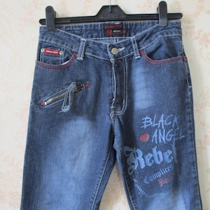 Complices stretch boyfriend jeans.  vintage\jeans\denim\retro jeans\boho jeans\boyfriend jeans\rock jeans\girls jeans