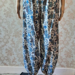 Vintage floral harem pants . vintage trousers\harem pants\harem trousers\yoga trousers\boho trousers