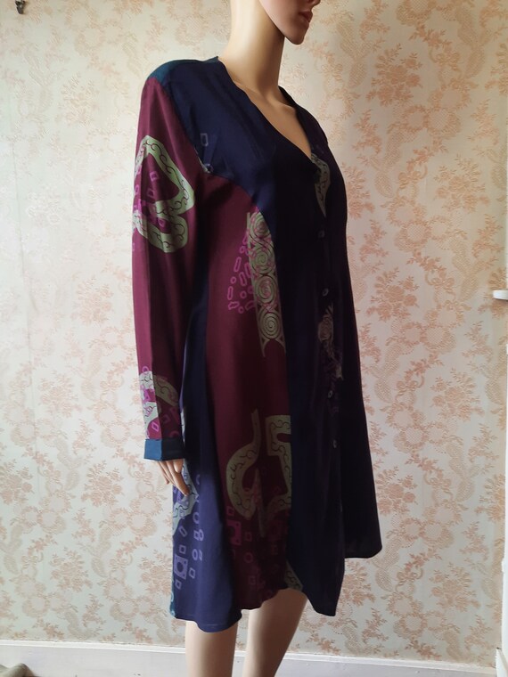 Vintage coat dress by Don Miguel & Co.  Purple\re… - image 5