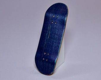 Diapasón con Riptape, 5 capas de arce, en blanco azul, aceitado