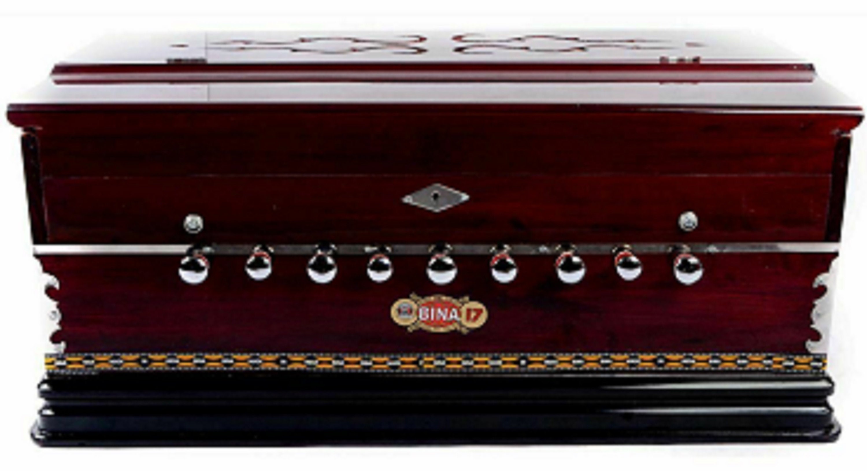 Harmonium With Bag BINA 9 Stopper Octaves Multifold Bellow 42 Keys Two