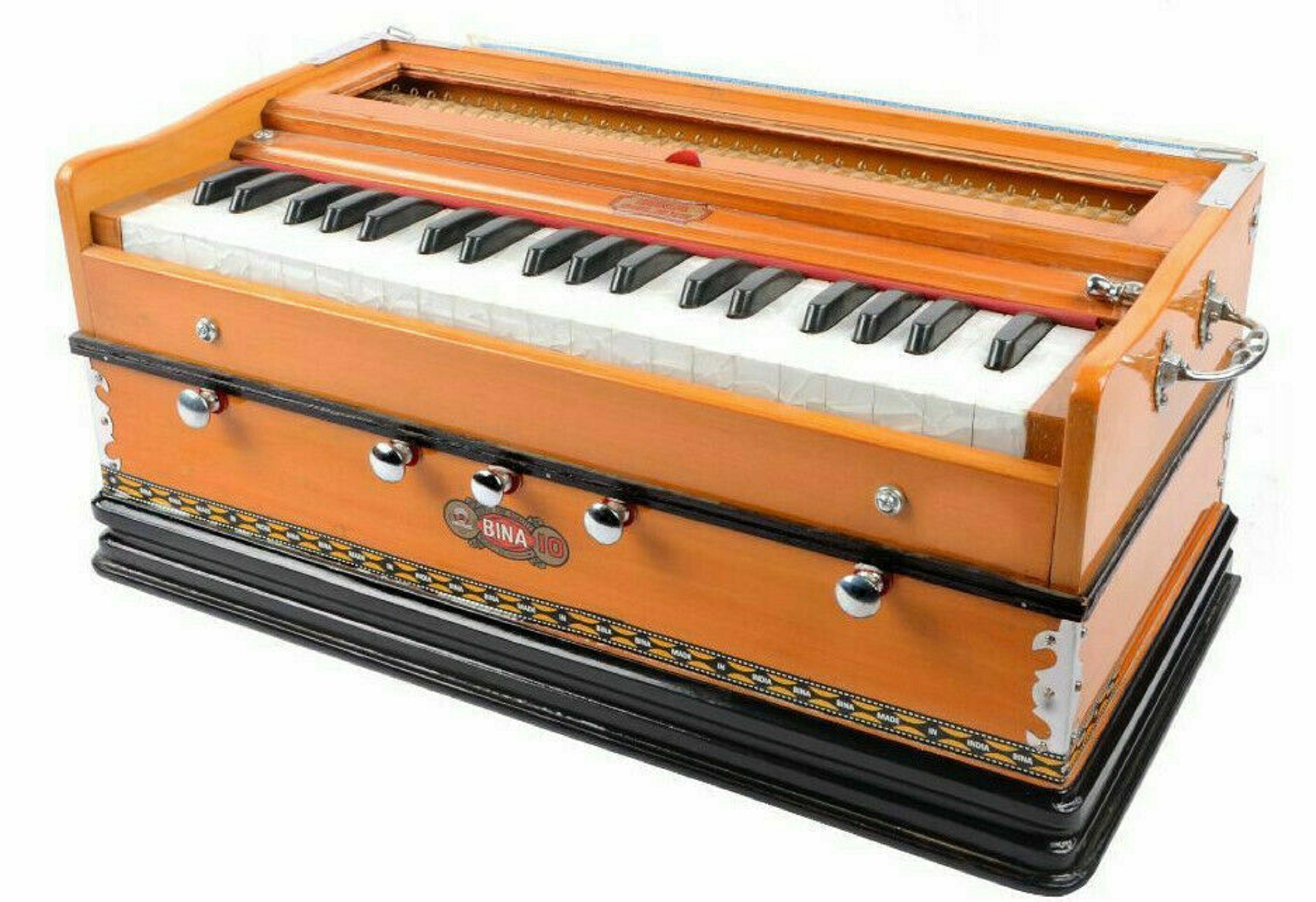 Instrument with online bellows and keyboard