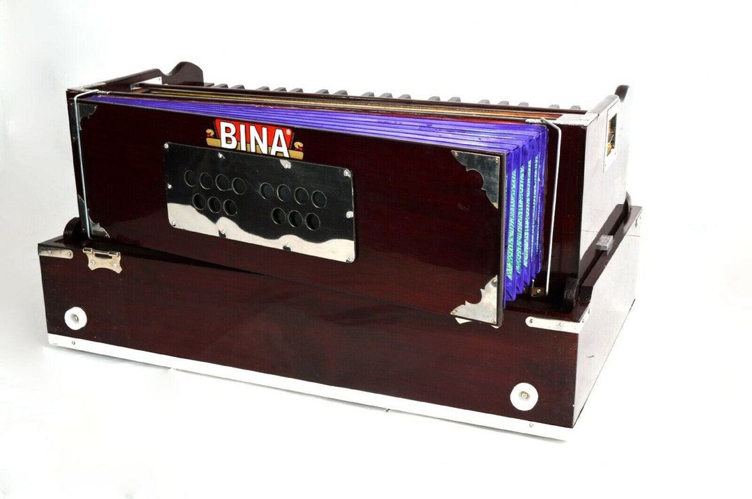 Harmonium With Padded Bag Original Bina Brand Professional 9 Stopper