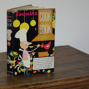 Esquire Cook Book / Crown Publishers 1955 / Hardcover with Dustjacket / Cooking Delicious Food For Male and Female / Classic Cookery Recipes