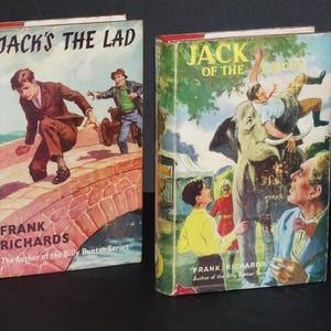 1950s Jacks The Lad. Jack Of The Circus by Frank Richards / 2 books Published by Spring Books London / Hardcover Books / Excellent Condition