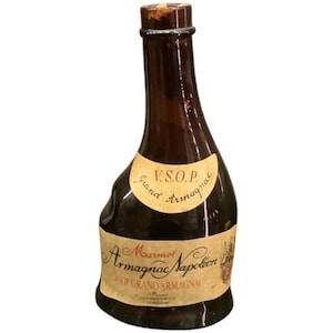 Vintage Marmot VSOP  Armagnac Napoleon Cognac Empty Bottle
