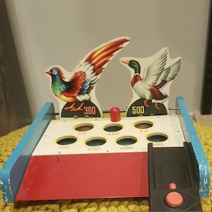 Vintage Enten-Jagd-Spiel