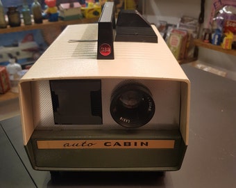 Vintage Japanese Automatic Slide Projector Vtg Auto Cabin