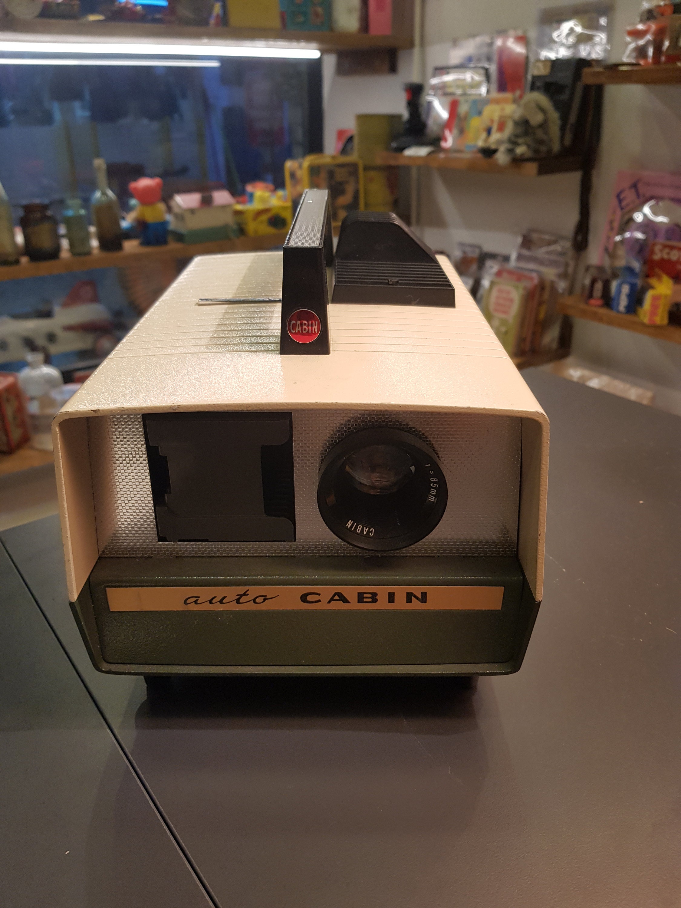 Vintage Japanese Automatic Slide Projector Vtg Auto Cabin Industrial