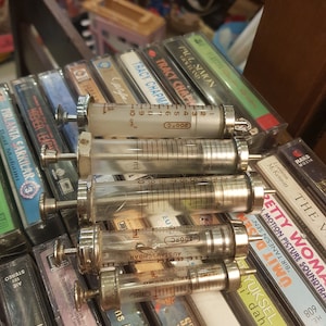 Vintage Glass Syringe