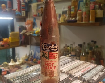 Vintage Hot Sauce Bottle.