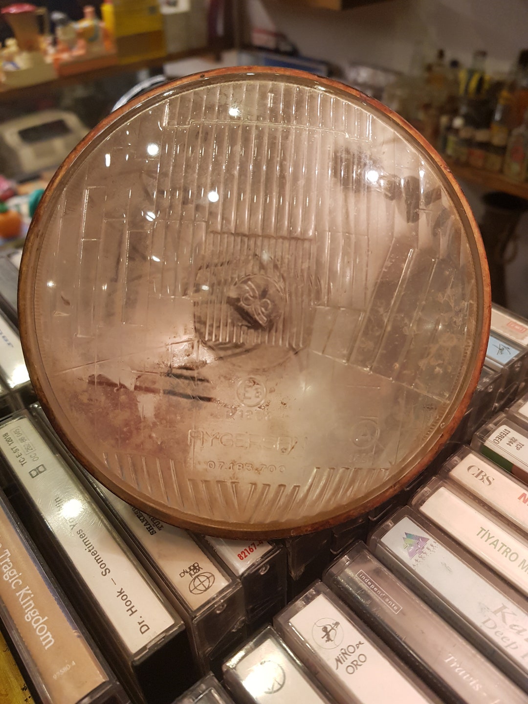 Vintage Motorcycle Headlight - Etsy