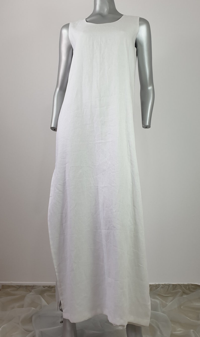 Floor Linen Dress