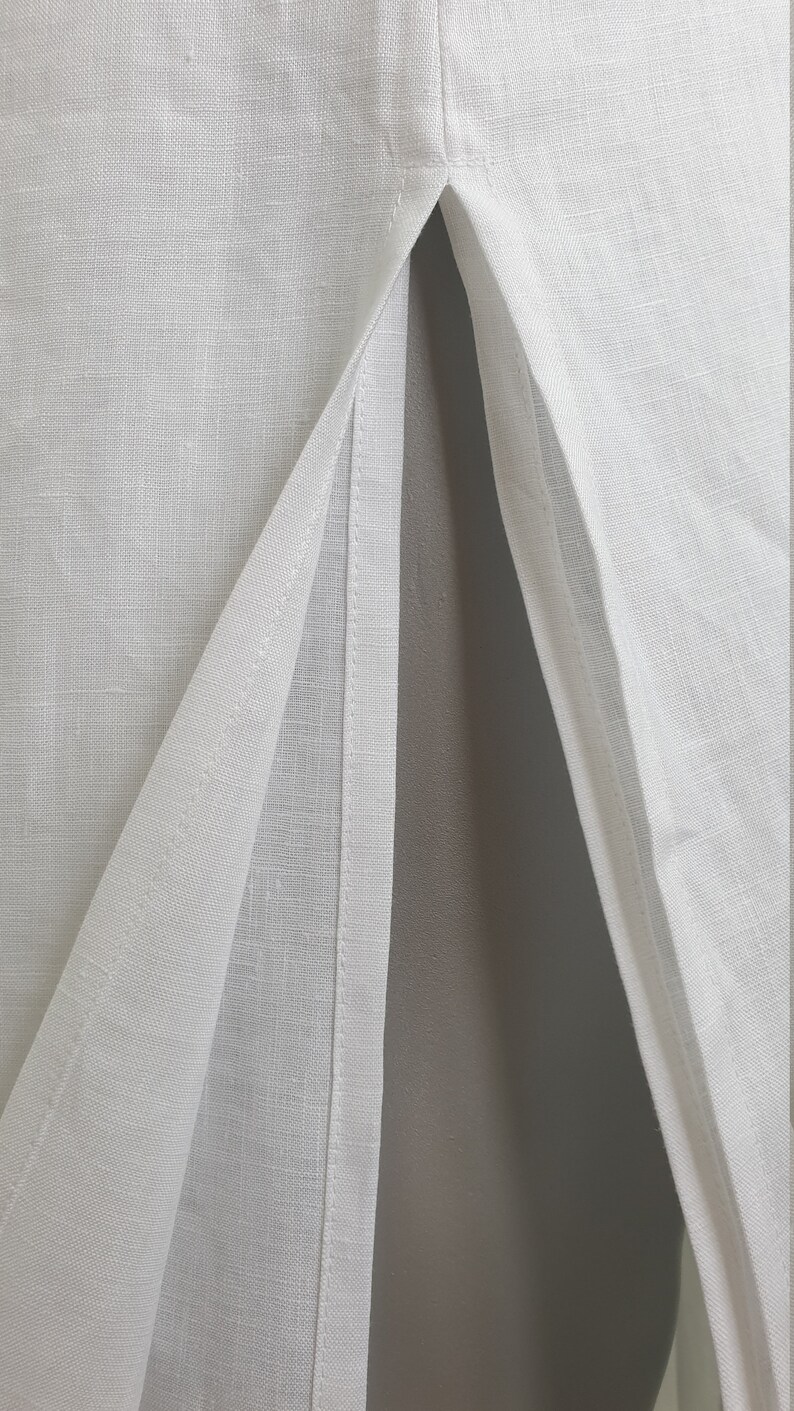 Floor Linen Dress