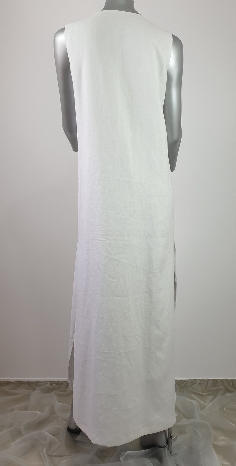 Floor Linen Dress
