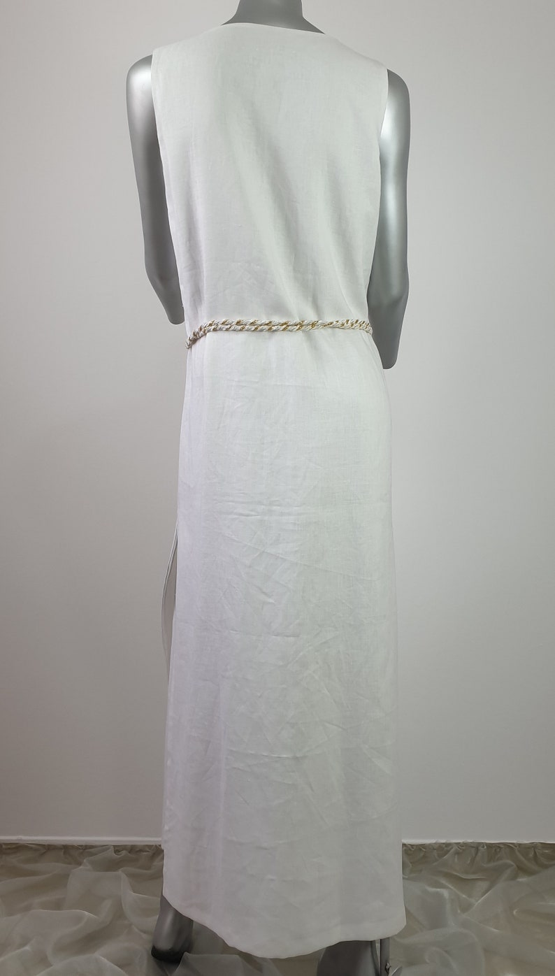 Floor Linen Dress