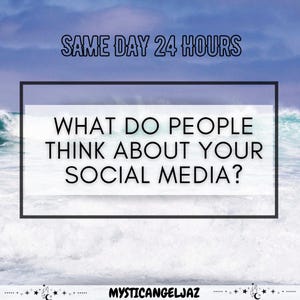 Warum denken die Leute über deine Social Media? Psychic Intuitive Reading SAME DAY 24 Stunden Versöhnung Tarot Fast