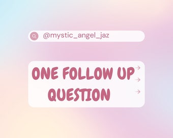 Una pregunta de seguimiento en la lectura del oráculo del tarot