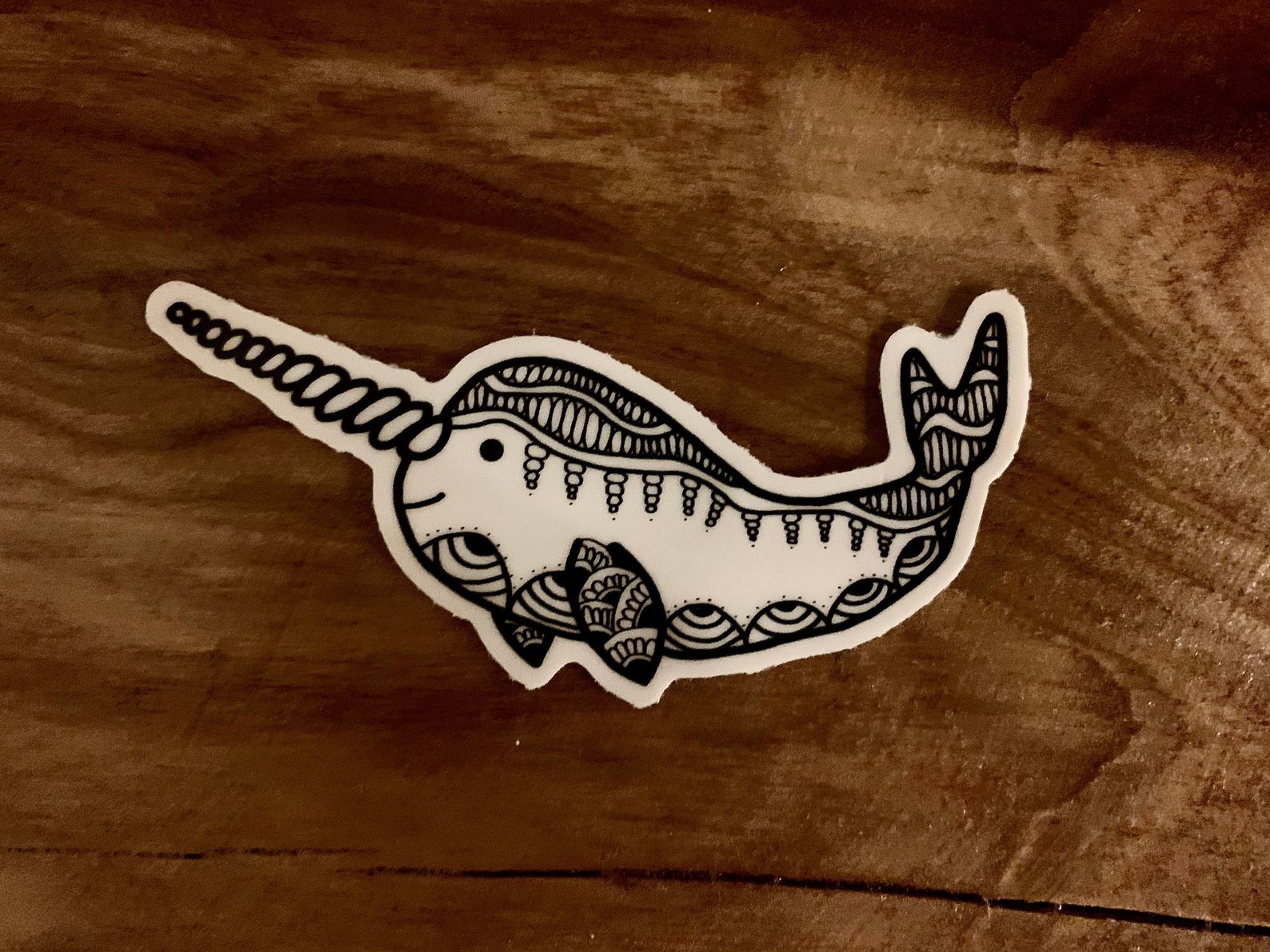 Narwhal Sticker Vinyl Decal Vinyl Sticker Car Decal Etsy