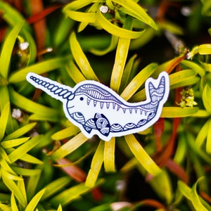 Narwhal Sticker - Vinyl Decal, Vinyl Sticker - Car Decal, Laptop Decal ...