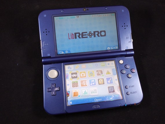 Nintendo 3ds Xl Galaxy Edition With Custom Firmware And Much Etsy