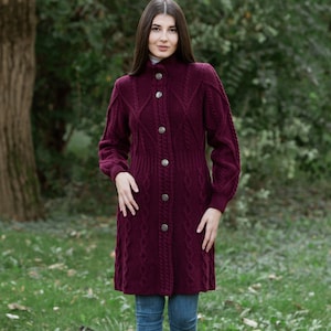 Cardigan Sweaters for Women Christmas Long Outerwear Coat