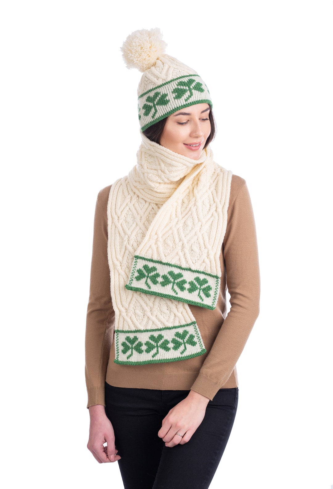 Écharpe Triangulaire En Laine Tricotée - Châle Chaud Pour Femme - Multicolore - Neuve Avec étiquettes - Fabriquée En Chine
