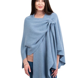 Saol Lambswool Drapped Shawl, Lightweight Poncho Shawl for Ladies,  Irish Wool Ruana Wrap, Bridal Lambswool Shawl for Women, Made in Ireland