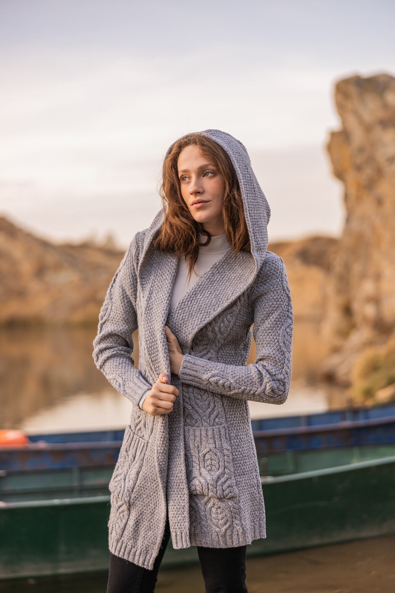 Duster Cardigan Wool Etsy