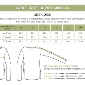 Saol Merino Wool Celtic Zip Cardigan, 100% Merino Wool Jacket With Front Pockets, Irish Fisherman Cable Knitted Coatigan, Made In Ireland image 10