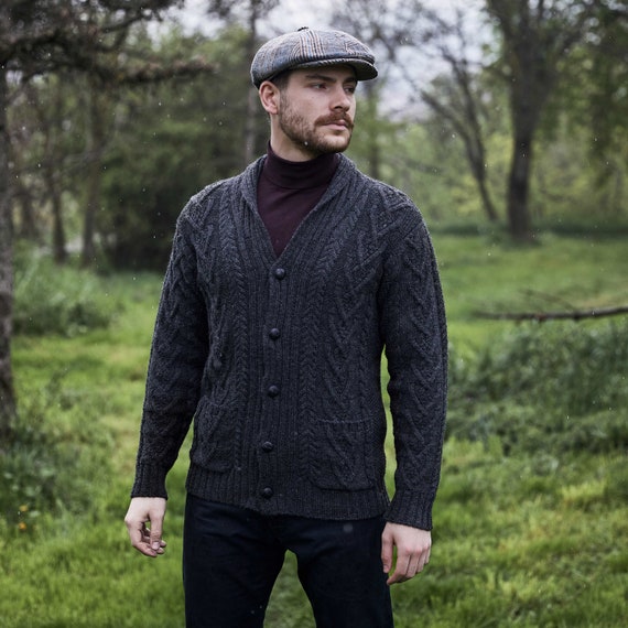 Fisherman cable knit clearance cardigan