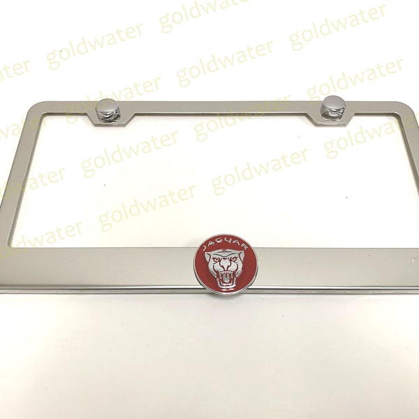 Jaguar License Plate Holder Etsy