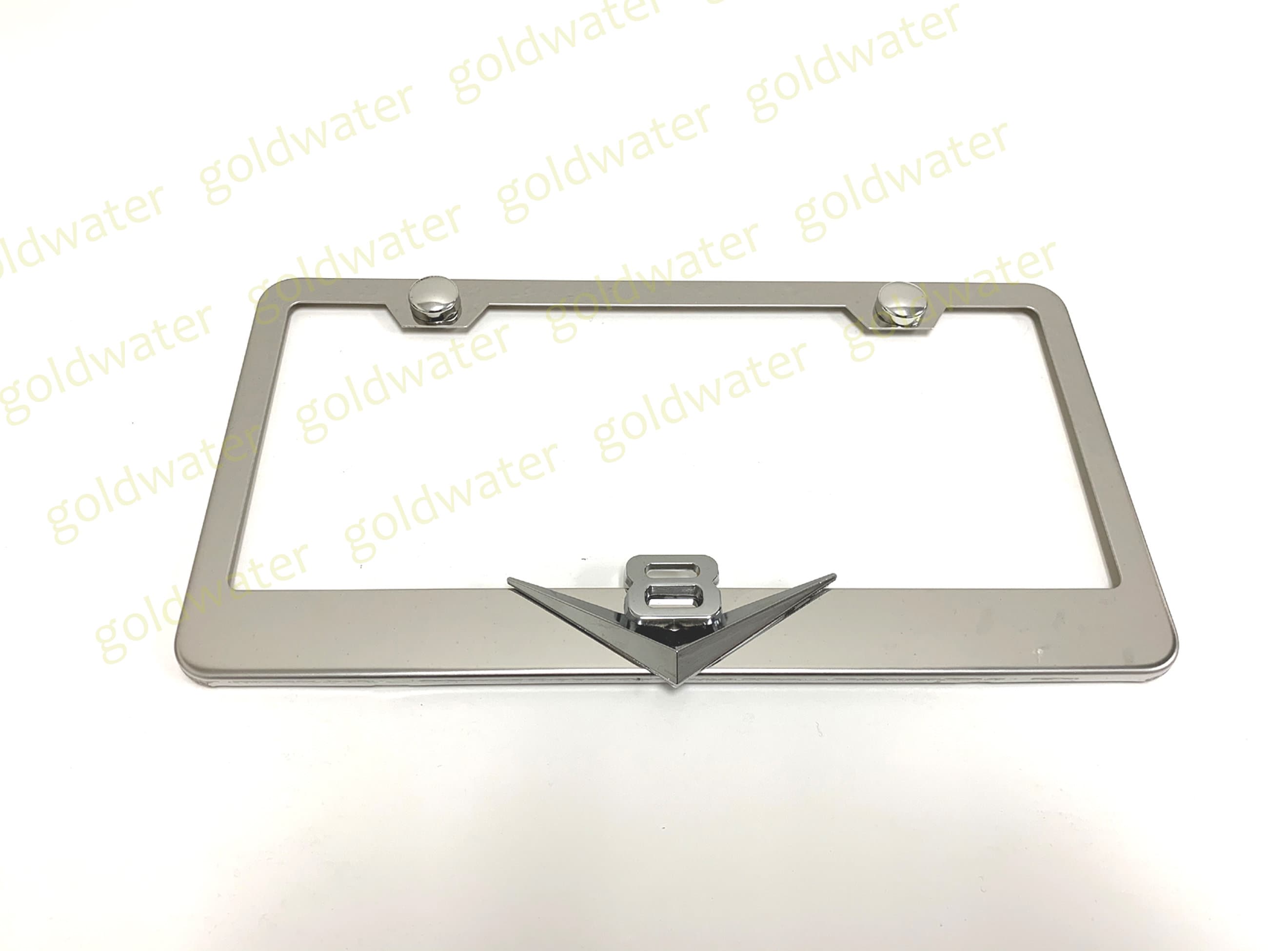 Cadillac Vsport 3D Cadillac Nameplate License Plate - Chrome