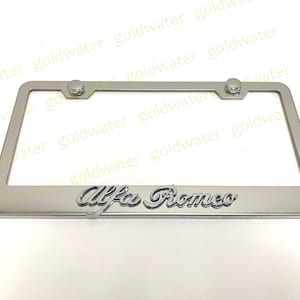 1pc 3D "SUPERCHARGED" Black Metal License Plate Frame Holder 1pc 3D "SUPERCHARGED" Black Metal License Plate Frame Holder