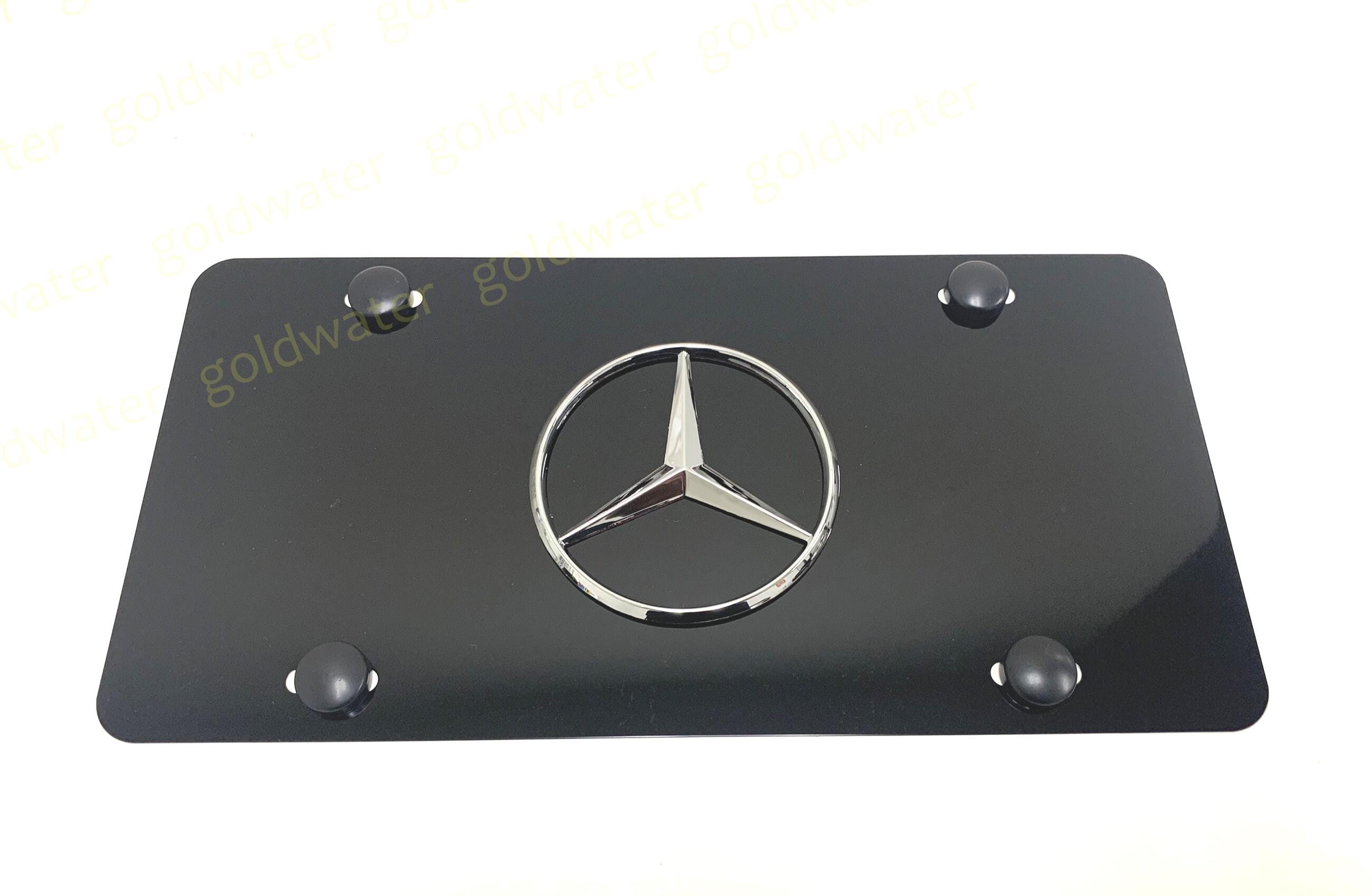 2004-2014 Mercedes-Benz License Frame - Slimline - Polished Stainless Q
