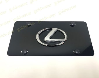 1 Car Plate Frame Matte Silver Metal License Plate Frame for Lexus with Chrome Screw Caps & Stainless Steel Screws Accessories for Lexus,License Plate Cover for Lexus,License Plate Holder for Lexus 1 Car Plate Frame Matte Silver Metal License Plate Frame for Lexus with Chrome Screw Caps & Stainless Steel Screws Accessories for Lexus,License Plate Cover for Lexus,License Plate Holder for Lexus