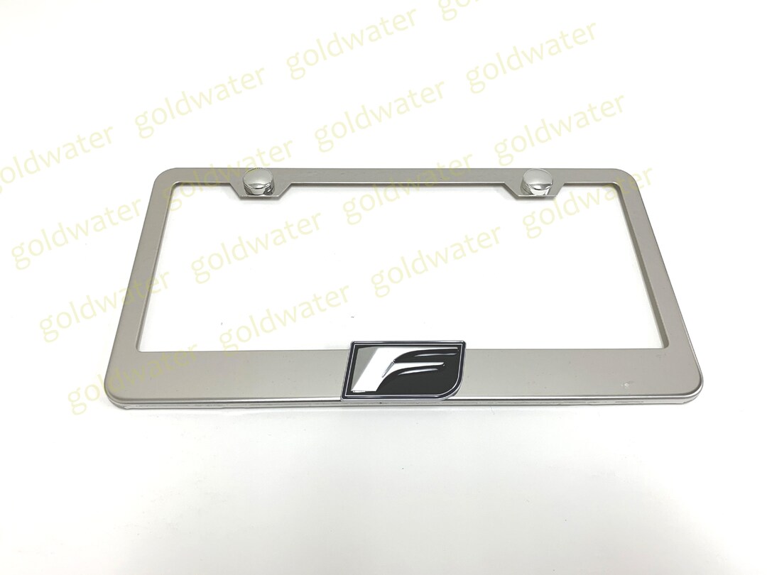 thumbnail image 2 of 3D Lexus Stainless Steel License Plate Frame - Rust Free Finish 2 of 2