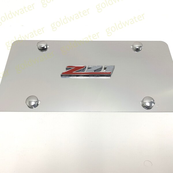 Sell Chevy Z71 Polished Stainless Steel License Plate in Naperville, Illinois, US, for US $26.50