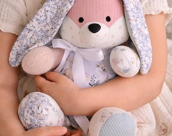 Memory Teddy Bear from Baby Clothes, Keepsake Bear Made from Loved Ones Clothing, Personalized Memorial Gift Plush