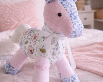 Memory Bear Keepsake, Made from Loved Ones Clothing, Memorial Gift