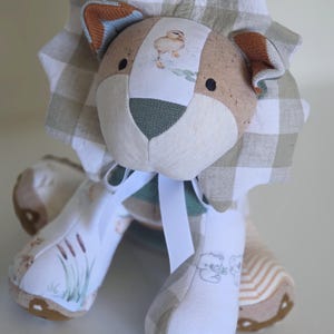 Memory Lion, Keepsake Stuffed Animal from Baby Clothes