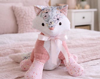 Memory Teddy Bear from Baby Clothes, Keepsake Plush from Loved Ones Clothing