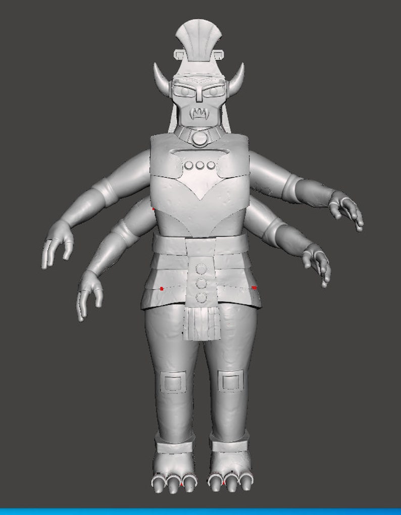 GI Joe COBRA Robot Aztec Warrior STL Digital Action Figure Etsy