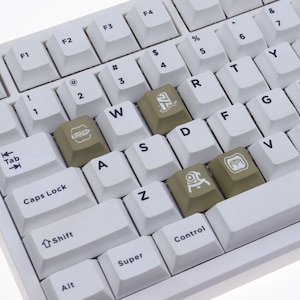 VALORANT Keycap Chamber Skill Keycap Set Q/E/X/C Keycap PBT Keycap For Wooting Keyboards