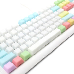 Jelly POM Keycaps Pastel Keycaps keyboard keycap pom keycap Backlit keycaps Jelly keycap Translucent keycap