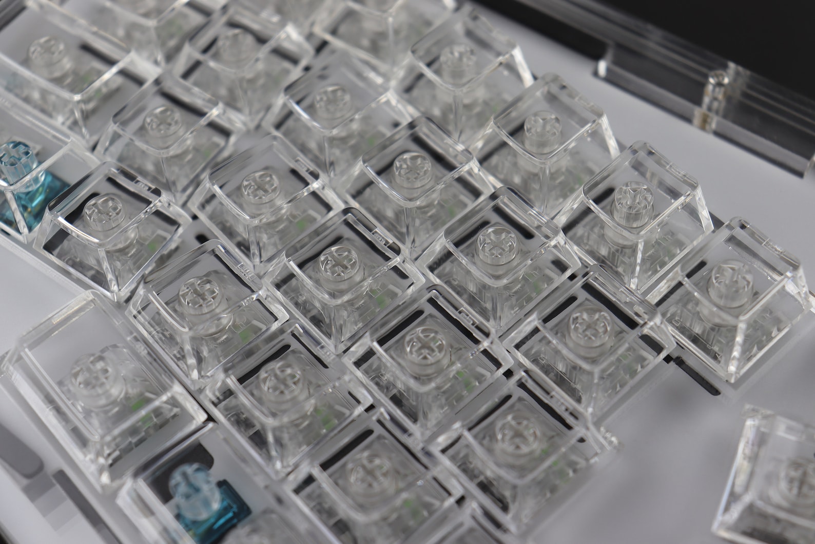 Clear Keycaps Blank Keycap Transparent Keycaps Backlit Keycaps No ...