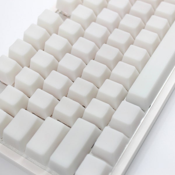 Tecla POM, tecla blanca, conjunto de teclas transparentes, tecla de teclado, tecla pom, tecla de gelatina