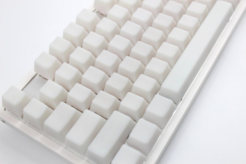 POM keycap White keycap Transparent keycap set keyboard keycap pom keycap jelly keycap